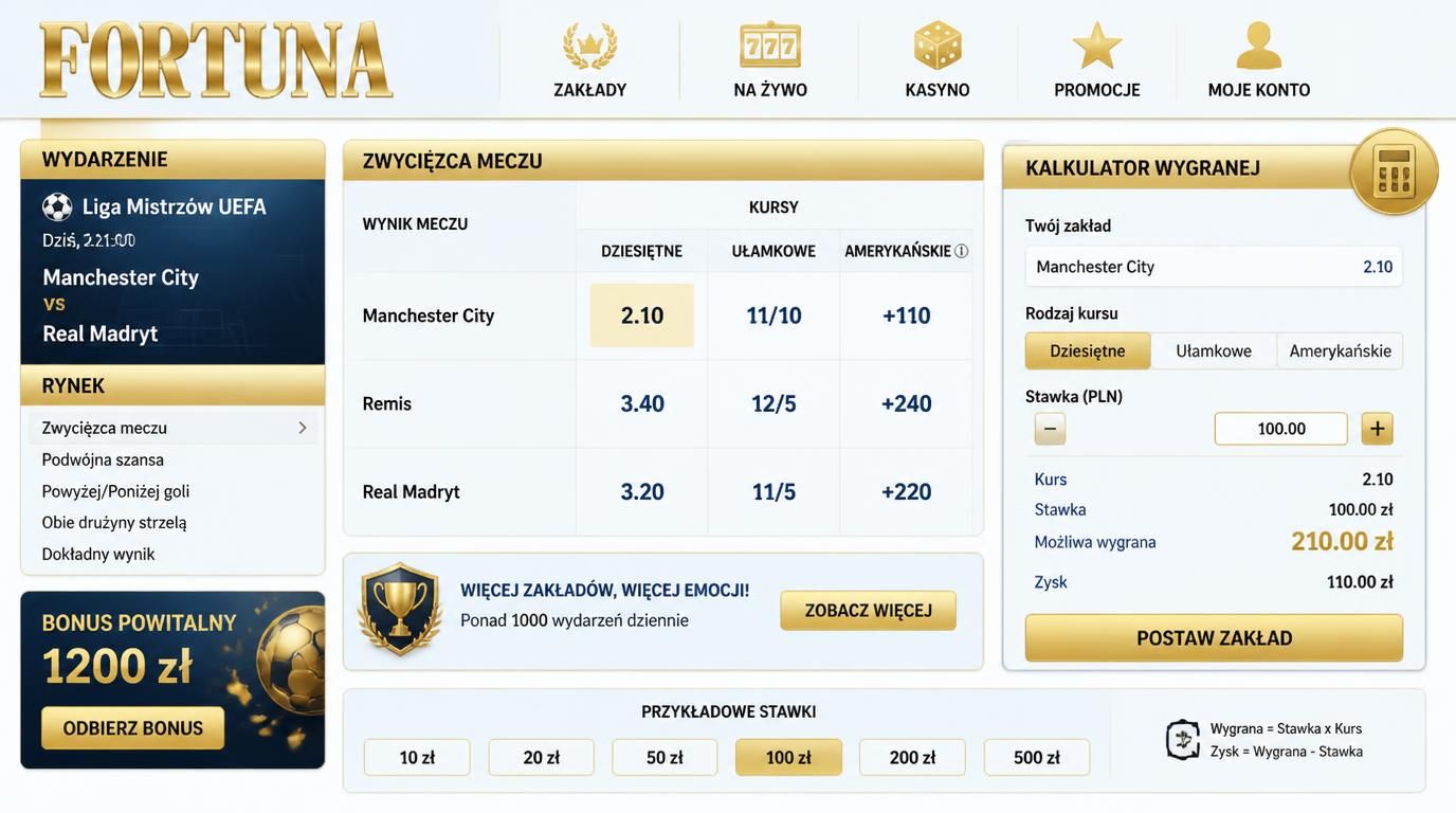 Różne formaty kursów i ich przykładowe obliczenia