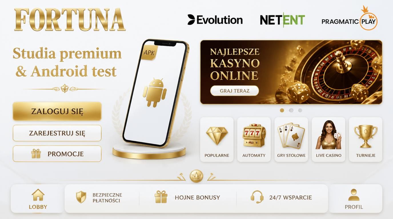 Loga znanych studiów i telefon z APK